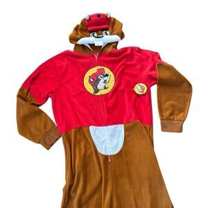 Buc-EE's Gas Station Beaver Union Suit One Piece Adult Pajamas Costume 2XL NWT